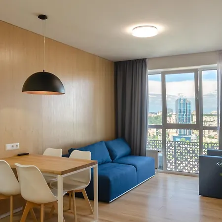 Petrovdom Panoramic City View Apartments At Rc Kvartet, Central Railway Station 基輔 外观 照片