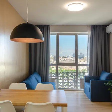 Petrovdom Panoramic City View Apartments At Rc Kvartet, Central Railway Station 基輔 外观 照片